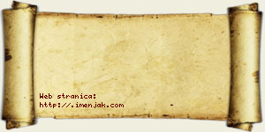 Danica Sandić vizit kartica